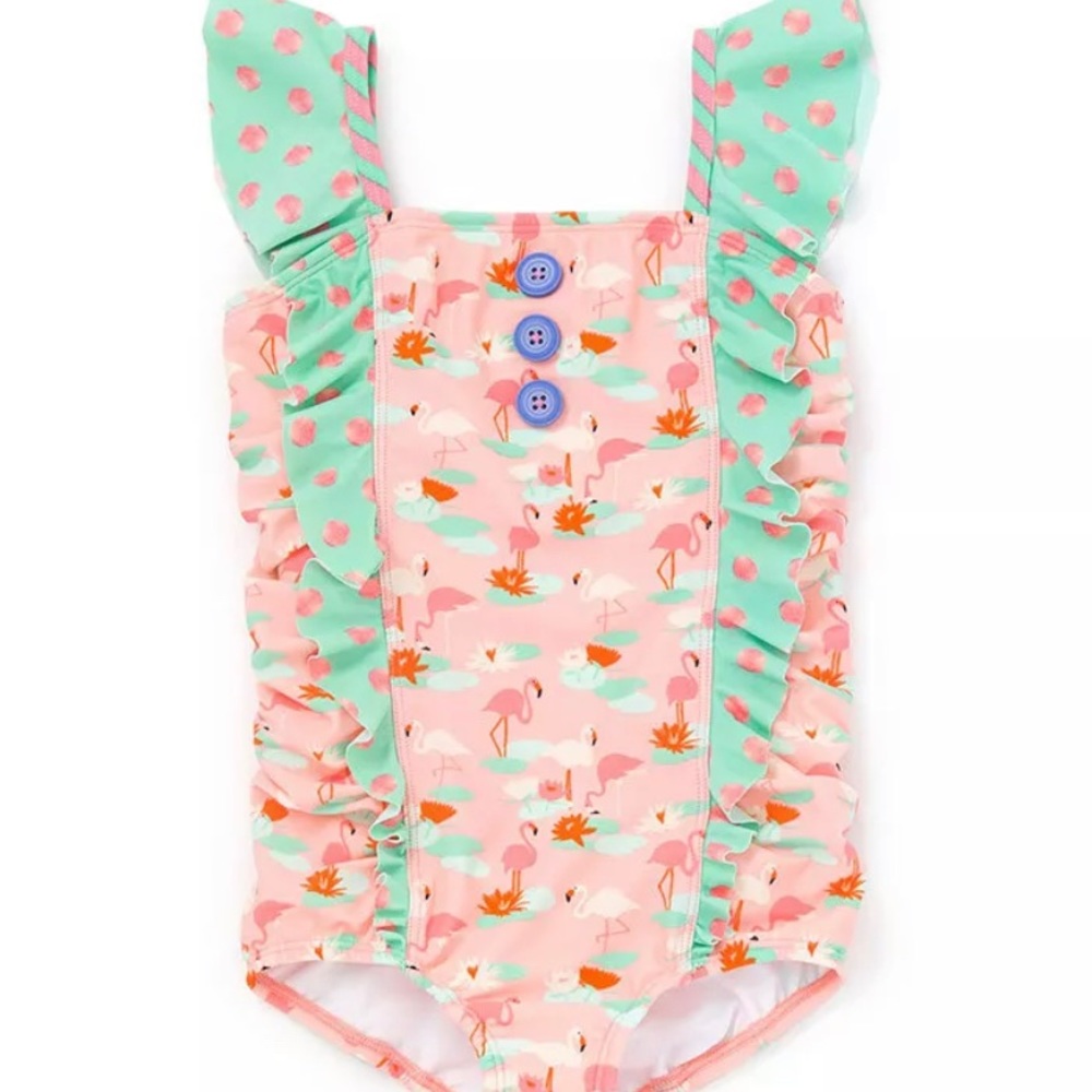 NWT Girls Matilda Jane 1 Piece Bathing Suit SZ 10